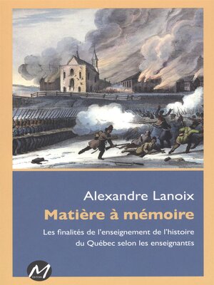 cover image of Matière à mémoire